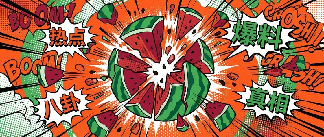 重口味 今日头瓜爆炸漫画横幅